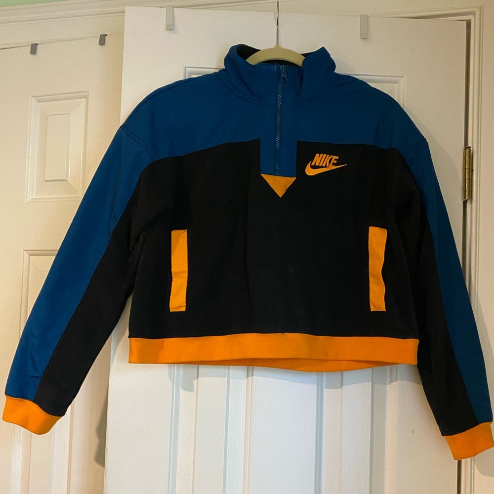 Nike retro cropped quarter zip